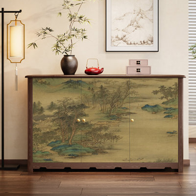 Chinese-style retro minimalist high-end sideboard