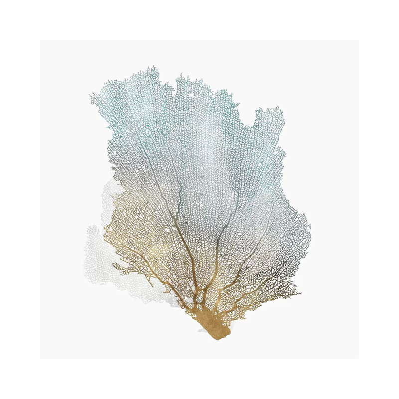 Delicate Coral I by Isabelle Z - Wrapped Canvas Print, 45.72 cm H x 45.72 cm W x 3.175 cm D