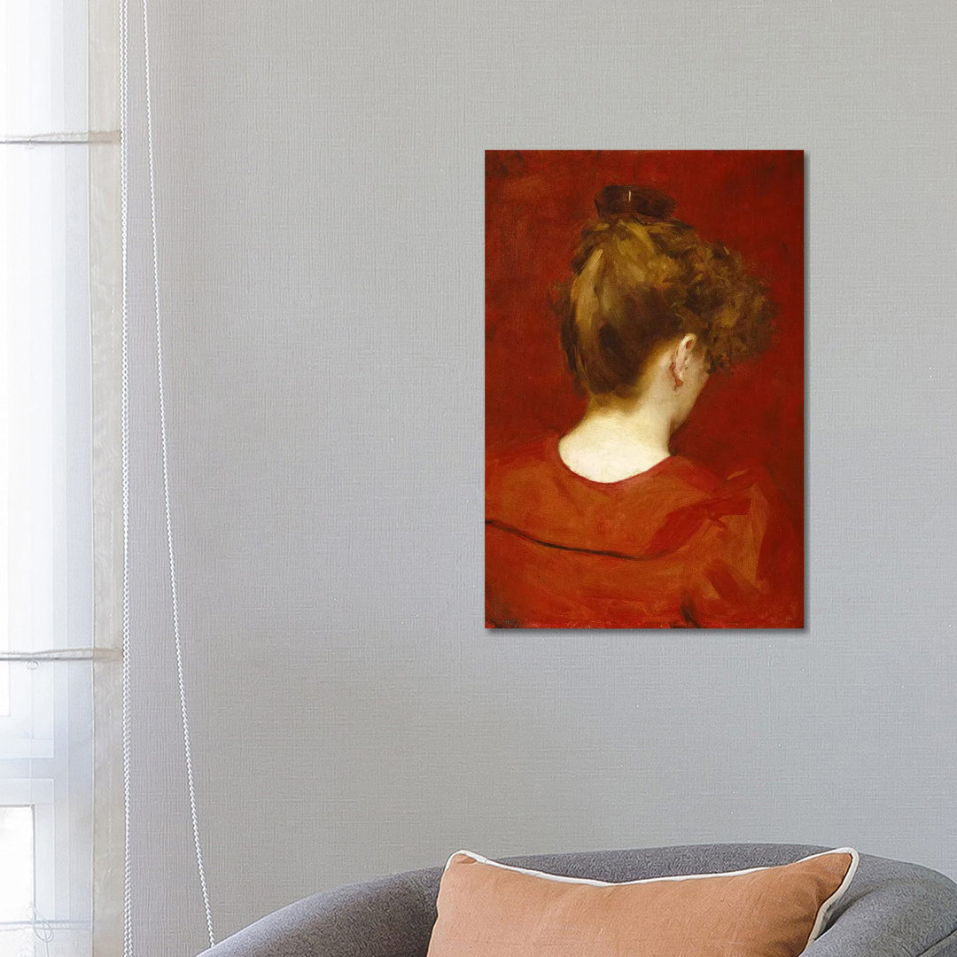 Study Of Lilia, 1887 by Charles Emile Auguste Carolus-Duran - Wrapped Canvas Painting