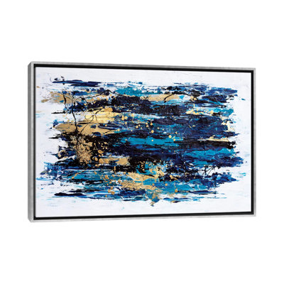 Blue Tide par Nikki Chauhan-impression d’art graphique