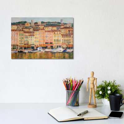 Cote D'Azur by Edith Green - Wrapped Canvas Painting
