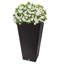 Jardinière en pot composite carrée Cara avec tablette végétale-31645026-129503791