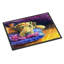 Tapis de porte pour l’extérieur antidérapant airedale terrier teddy bear-16653980