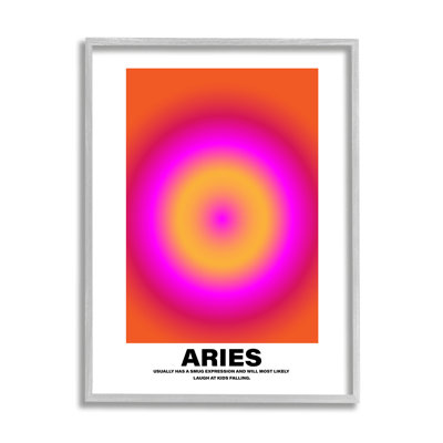 Funny Aries Astrology Framed by House of Lulu