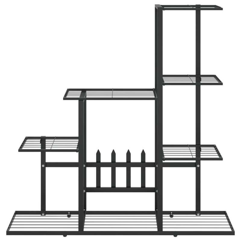 Patchett Plant Stand, 88cm H x 94.5cm W x 25cm D, Black