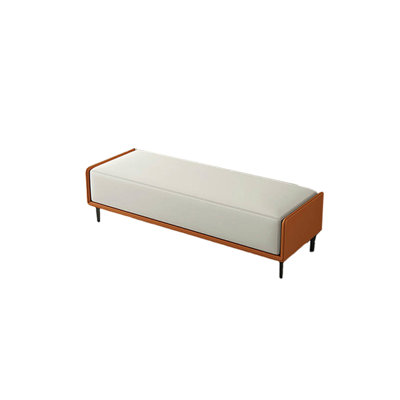 Banc rembourré en similicuir Custom Home