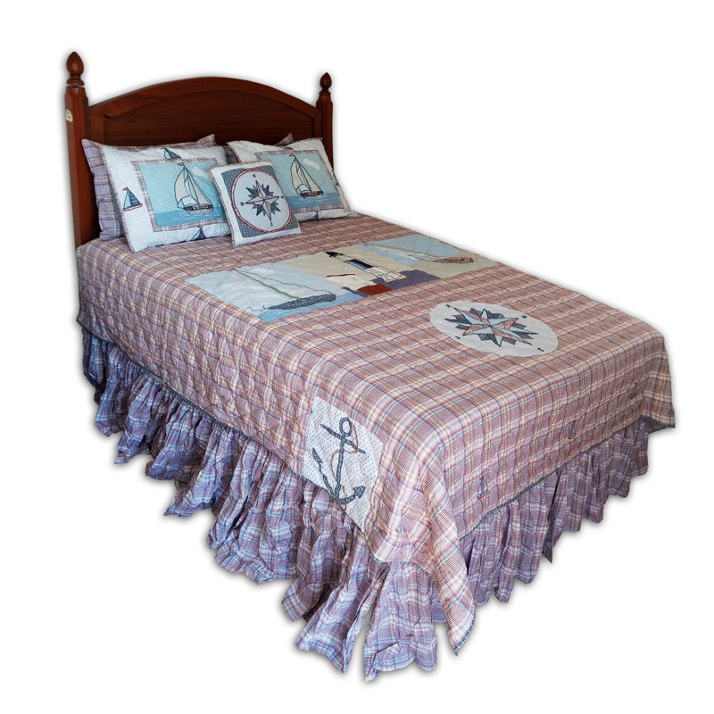 Cotton Checkered Quilt Set