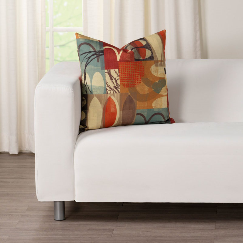Siscover Hang Loose Modern Print Pillow, Square 17", Polyester