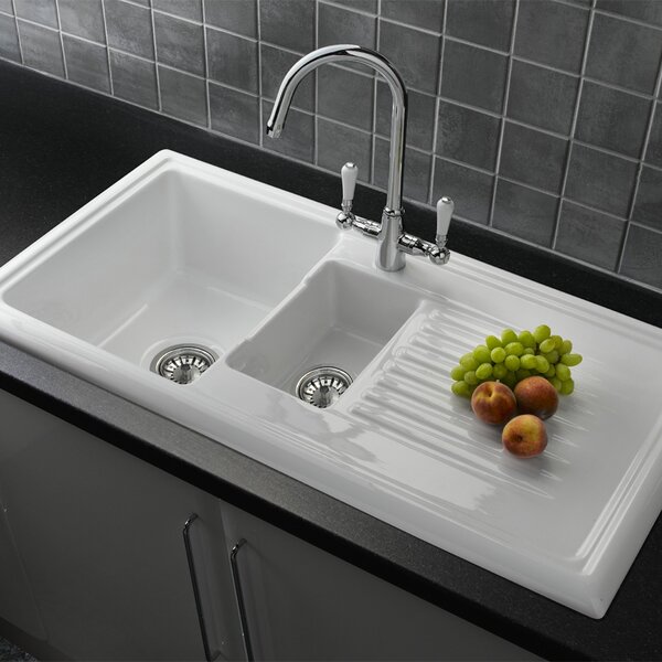 Kitchen Craft 30cm Long Thin Sink Overflow / Drain Flexible