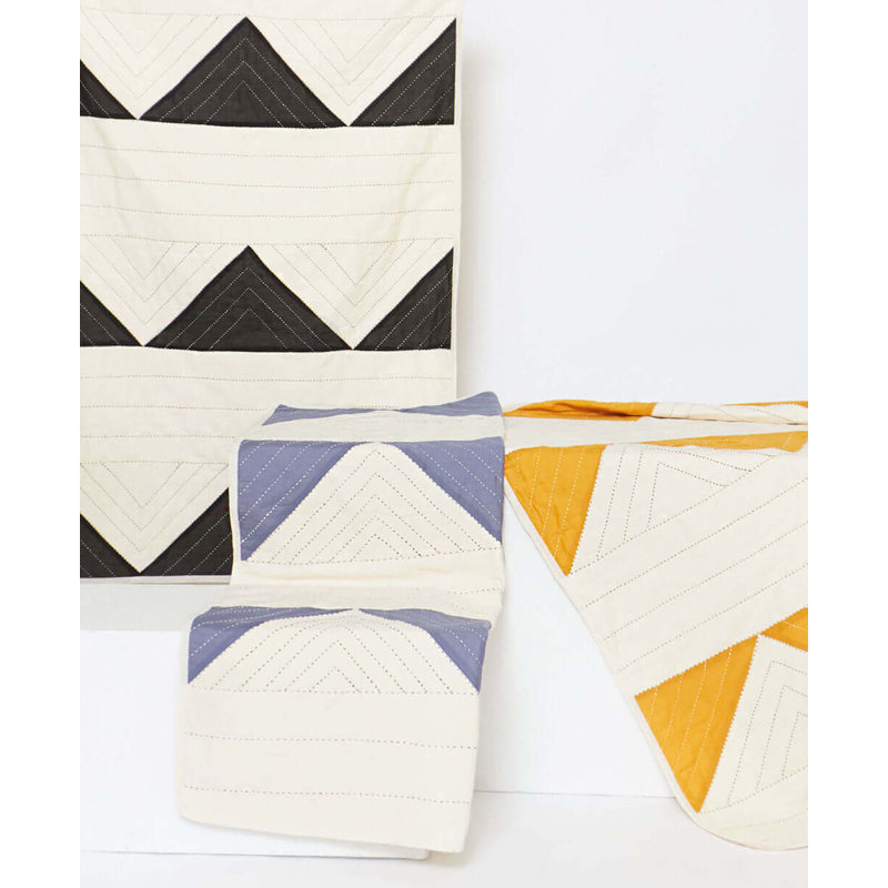 Quilted Throw Blanket, Slate
