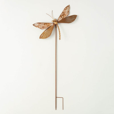 Leonel Water Resistant Metal Insects Garden Stake