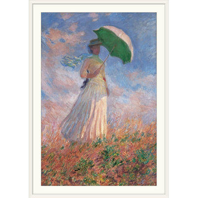 Claude " Woman With A Parasol Turned To The Right, 1886. Musee D " by Claude Monet