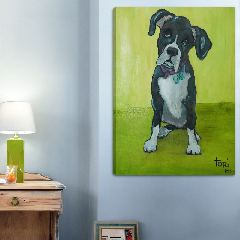 " What " by Tori Campisi, 31" H x 24" W x 1.5" D