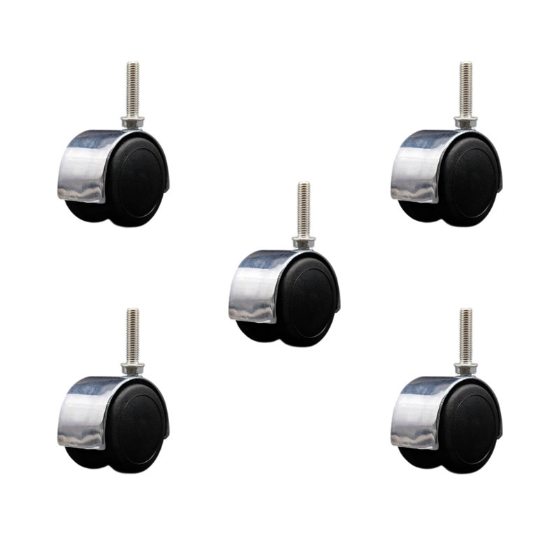 Ensemble de tiges roulées 3/8 po, Chrome brillant