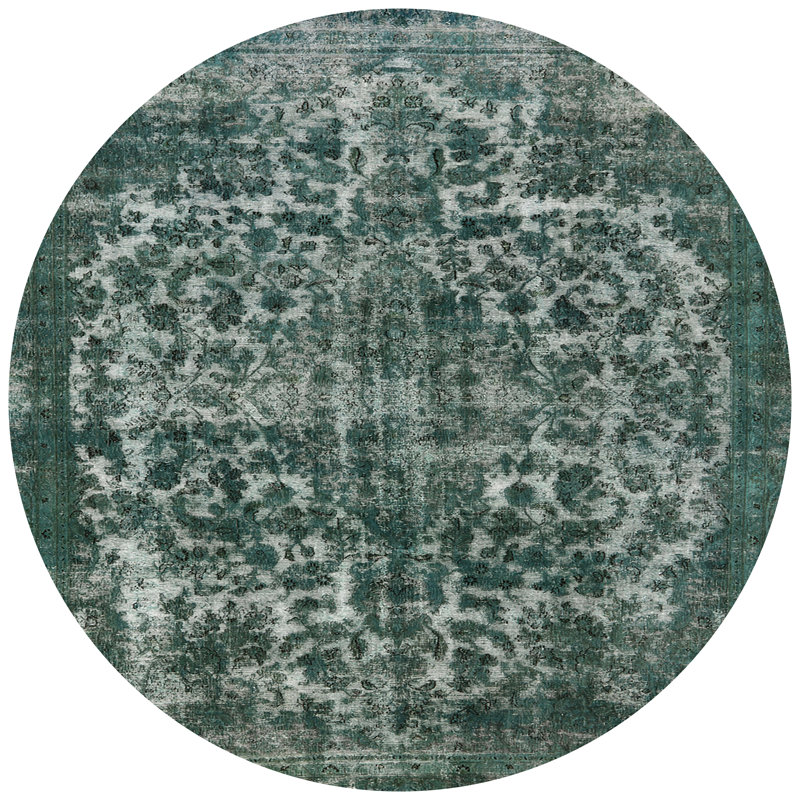 Peristeronari Oriental Indoor Rug, Round 5'