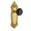 Victorian Plate with Waldorf Black Door Knob