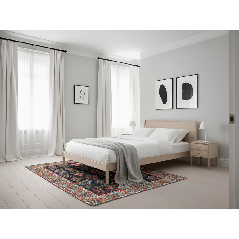 Psomas Floral Indoor Rug, Rectangle 5' x 7'