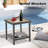 Patio Square 19.5"Lx 19.5"W Wicker Side Table