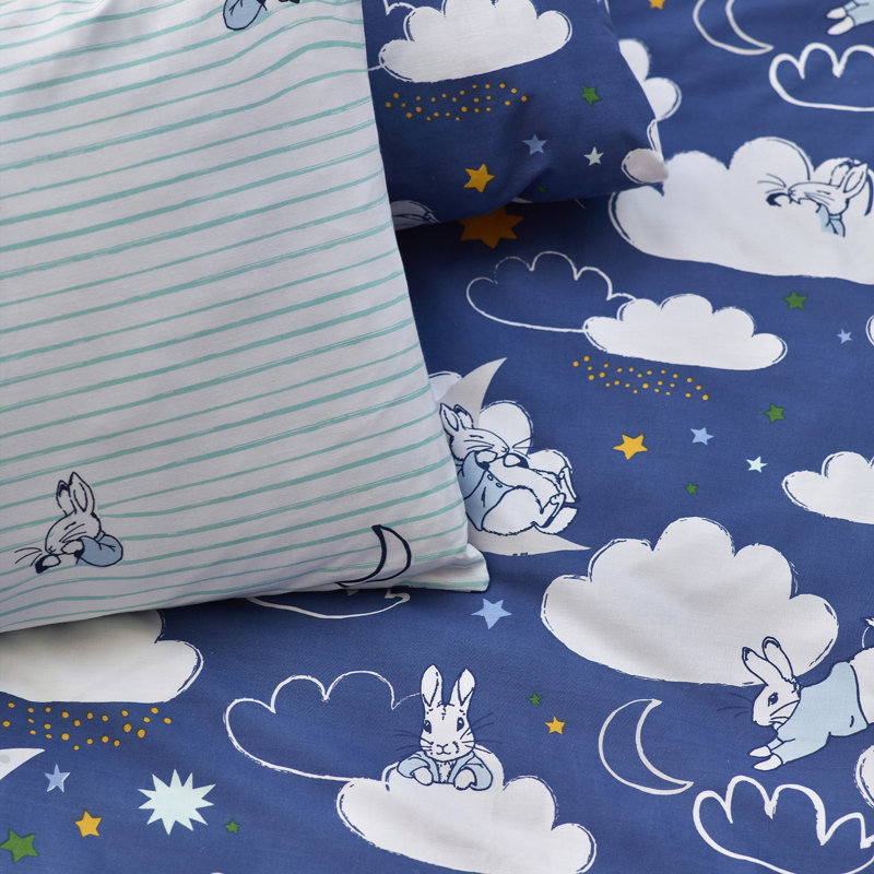 Sleepy Head Peter Rabbit 144 TC, Blue, Single