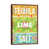 Classic Brown Wood Floater Framed