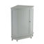 Armoire de rangement d'angle grise avec tablette réglable-436941139
