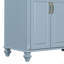 Meuble-lavabo de 36 po avec lavabo, armoire de salle de bain en bois massif avec tiroir rabattable, 3 tiroirs et 2 portes, conception élégante avec poignées en métal, meuble-lavabo moderne en bois aggloméré pour le rangement de la salle de bain-968744224