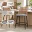 Upholstered Chenille Bar Stool-189047525