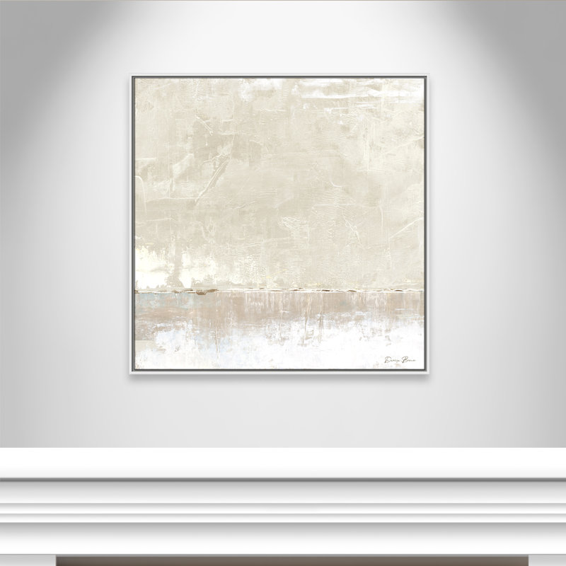Delevan Better Days - reproduction de cadre flottant sur toile, H 37,5 po x l 37,5 po, Blanc