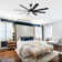72" 8 - Blade Smart Ceiling Fan with 3CCT Dimmable LED Lights, APP/Remote with Alexa and Google Assistant