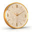 Horloges murales rondes jaunes-121069360