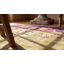 Antique Art Deco Room Size Wool Olive, Purple Rug
