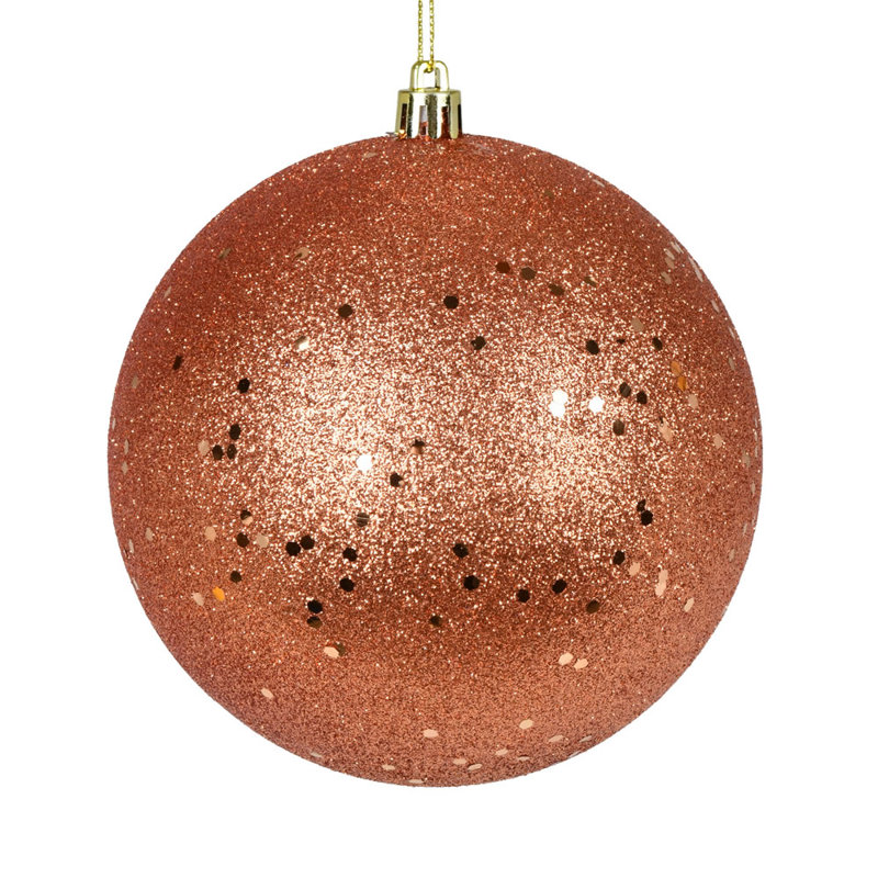 Décoration de boule décorative des Fêtes, Paillettes corail