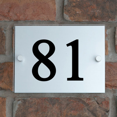 Champy 15cm H Plastic House Number