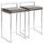 Brown Seat/ Silver Frame