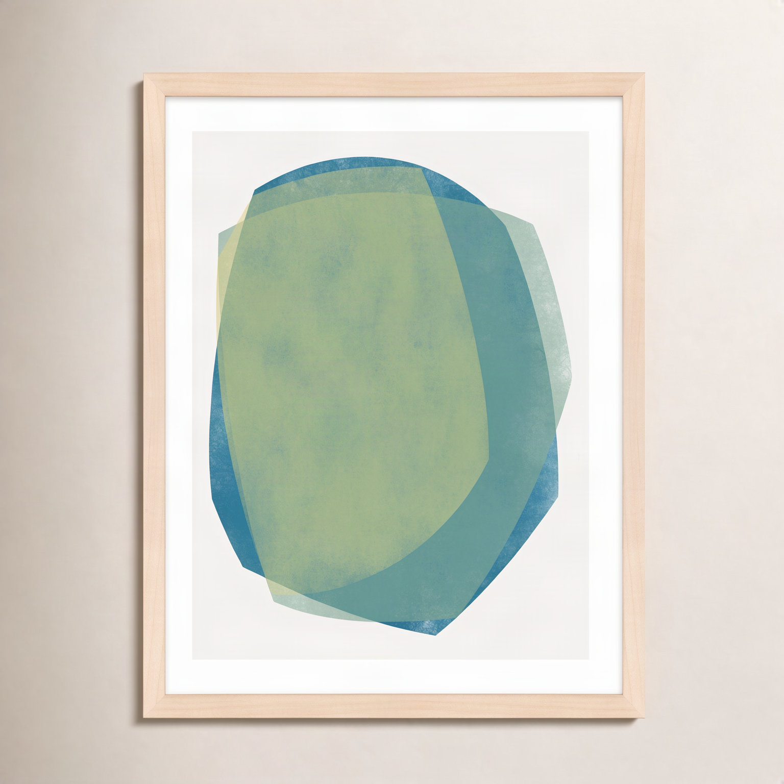 Didi "Eclipse 5" Painting by Jacques Pilon, Maple, 25" H x 20" W