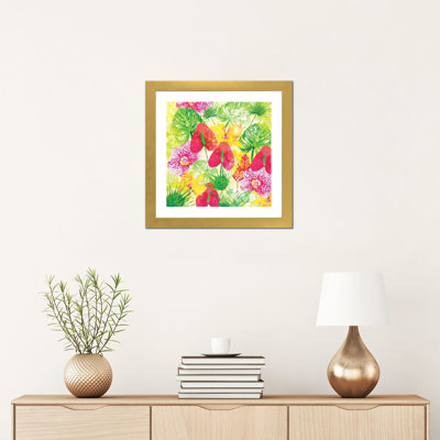 Fleurs tropicales par Sara Berrenson - reproduction d'art
