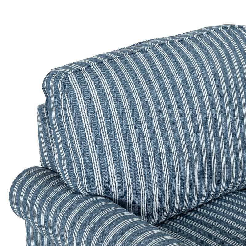 Chaise pivotante Frye, Bleu