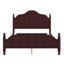Structure de lit grand avec tête de lit intégrée, structure de lit en bois classique avec système de lattes-715638228-715638229