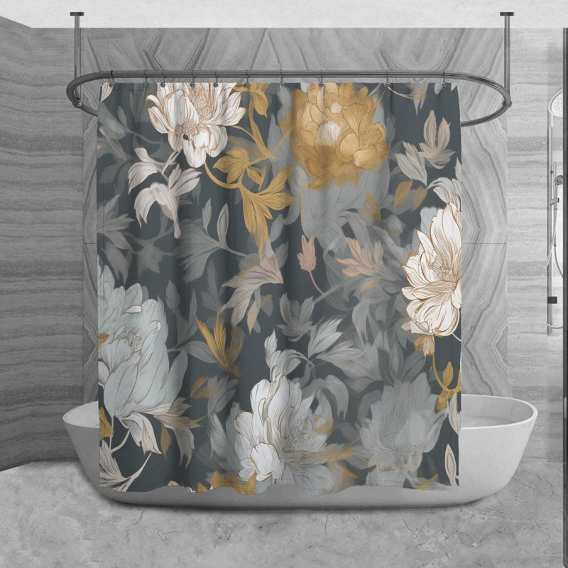 Rideau de douche Kimberleigh, H 73 po x l 70 po