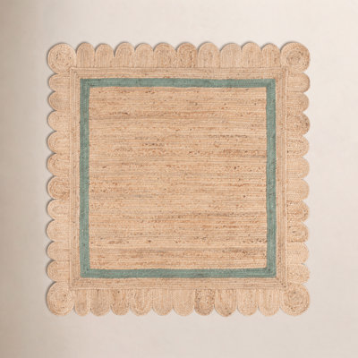 Inaki Hand-Woven Geometric Jute Rug