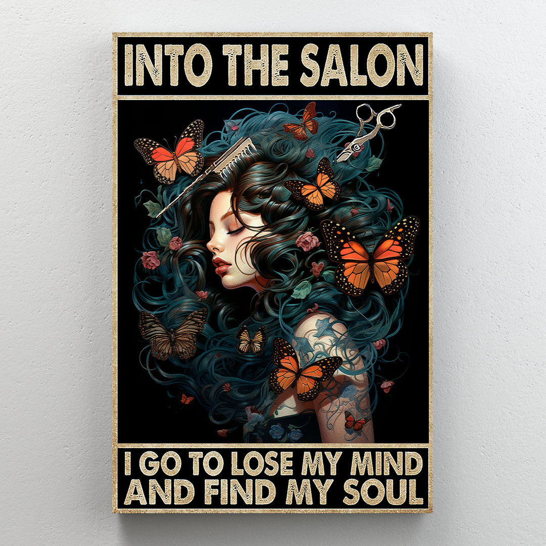 Into The Salon I Go Hairdresser - 1 Piece Rectangl " Into The Salon I Go Hairdresser " Trinx 