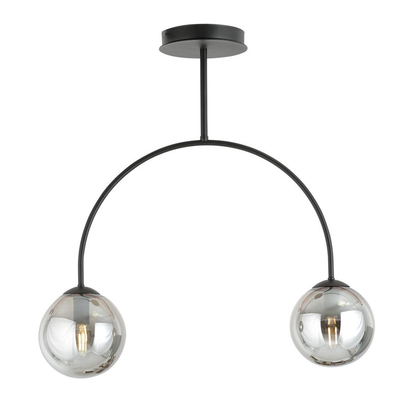 Averell 2 - Light Geometric Chandelier, Graphite