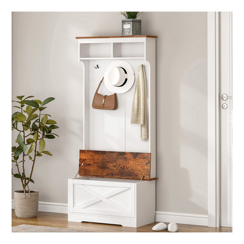 Garde-robe, garde-robe, rangement dans la chambre à coucher, portemanteau minimaliste, blanc rétro
