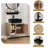 24'' Single Bathroom Vanity with Solid Surface Top