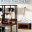 Double support pour imprimante 3D avec porte-filament robuste verrouillable de type T pour le bureau