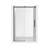Étoile 44"-48" W x 76" H Frameless Single Sliding Shower Door with Soft-Closing and Clear Tempered Glass-99354110