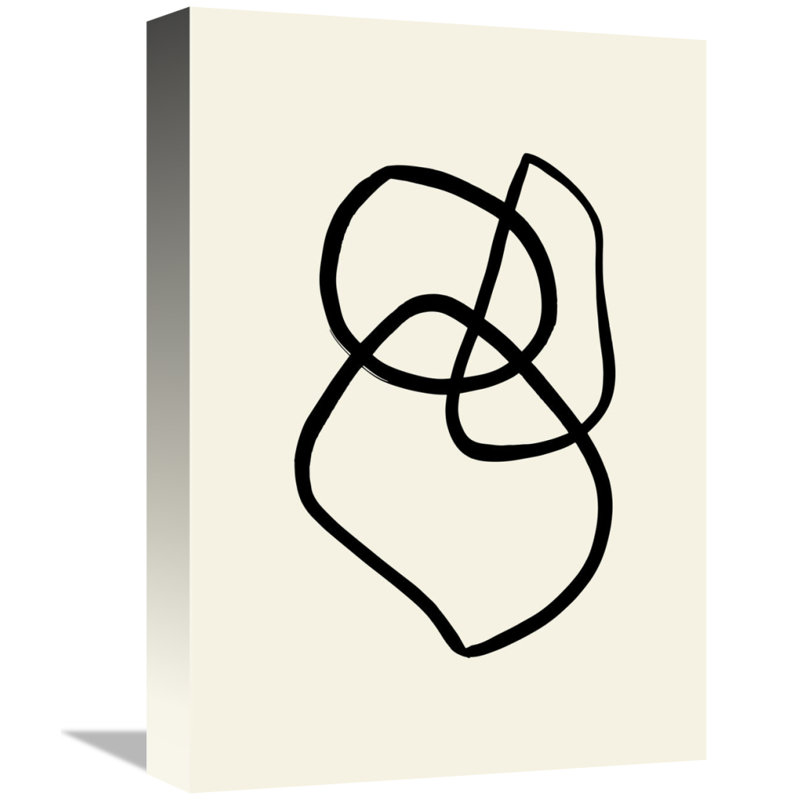 " Shape 01 ", 16" H x 11.2" W x 2" D, Wrapped Canvas