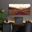  «Russet Ridge» par Haley Knighten, art mural en verre acrylique, 48 po x 24 po
