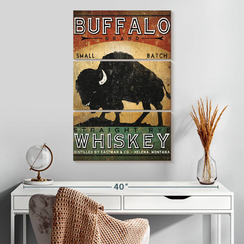 Brampt Buffalo Whiskey, 32'' H x 20'' W