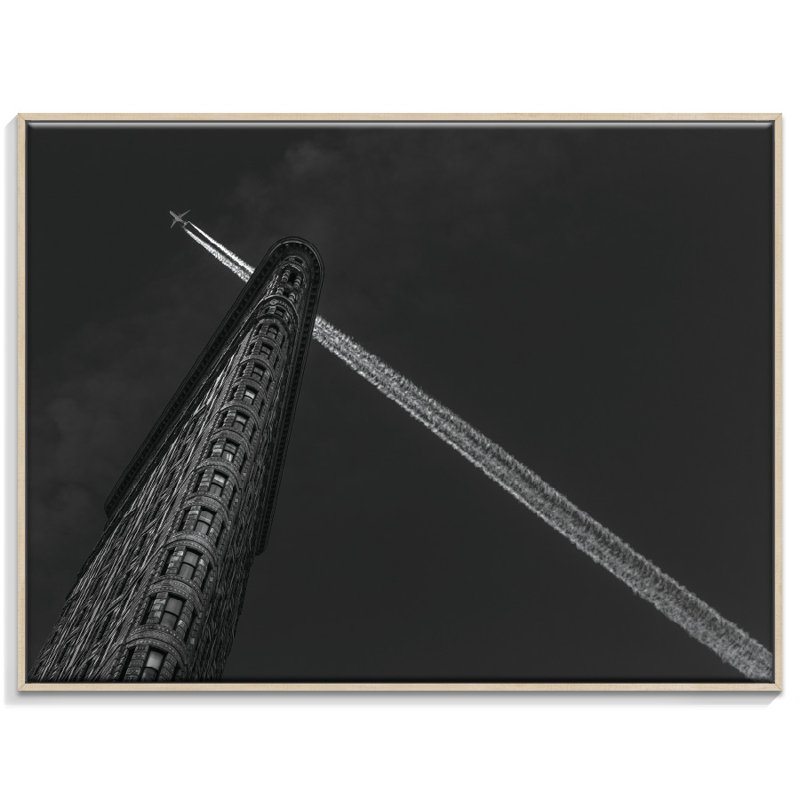 Print on Canvas, 76cm H x 102cm W, Black Floater Frame